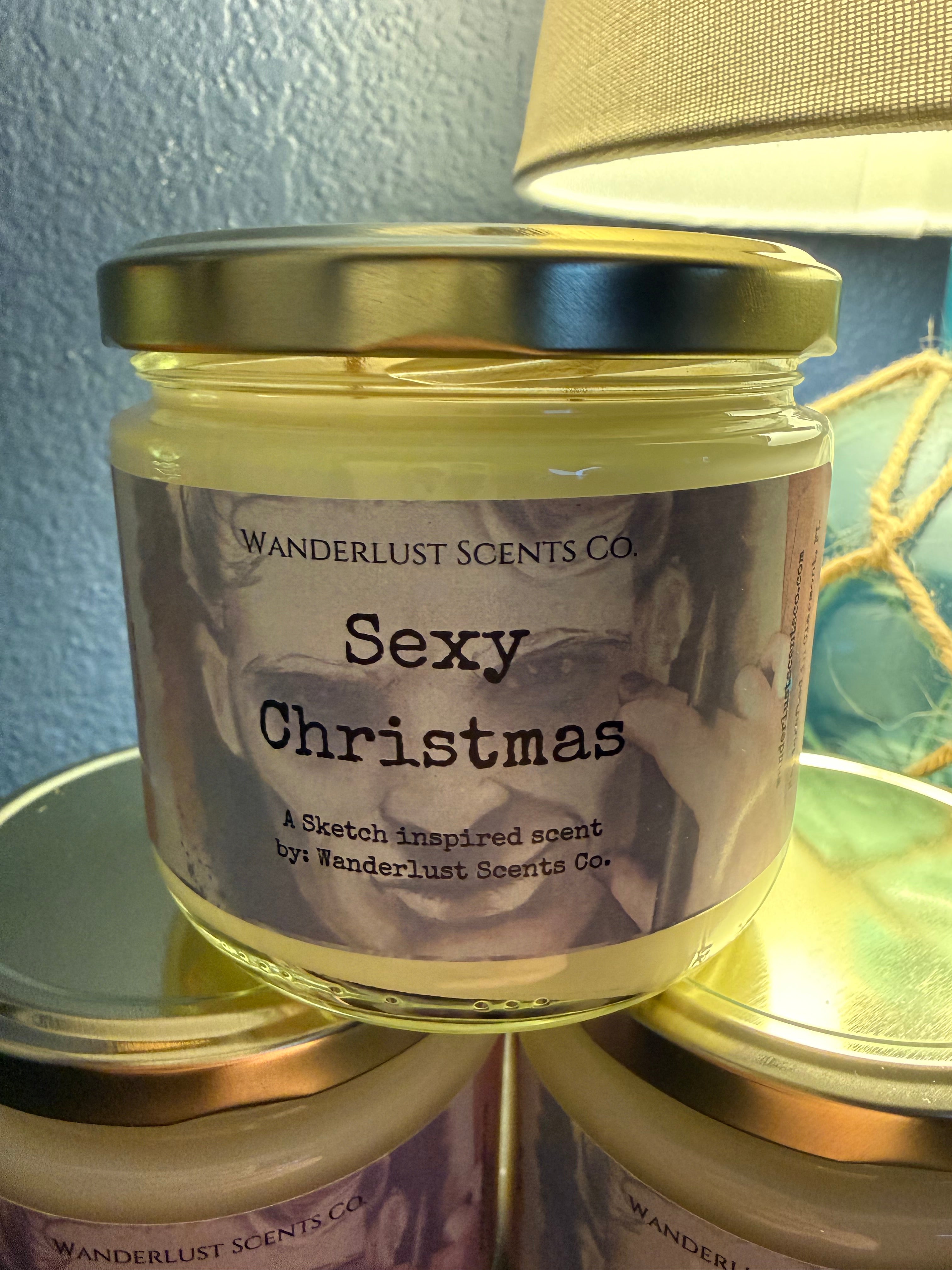Sexy Christmas Candle (Pine + Amber + Sea Salt) — Limited Batch