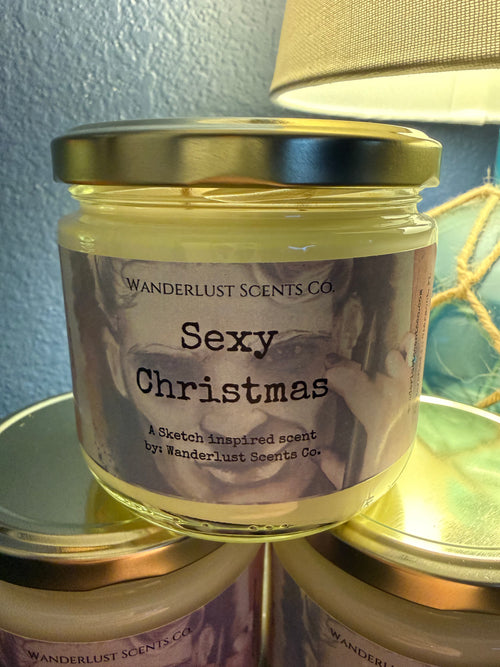 Sexy Christmas Candle (Pine + Amber + Sea Salt) — Limited Batch