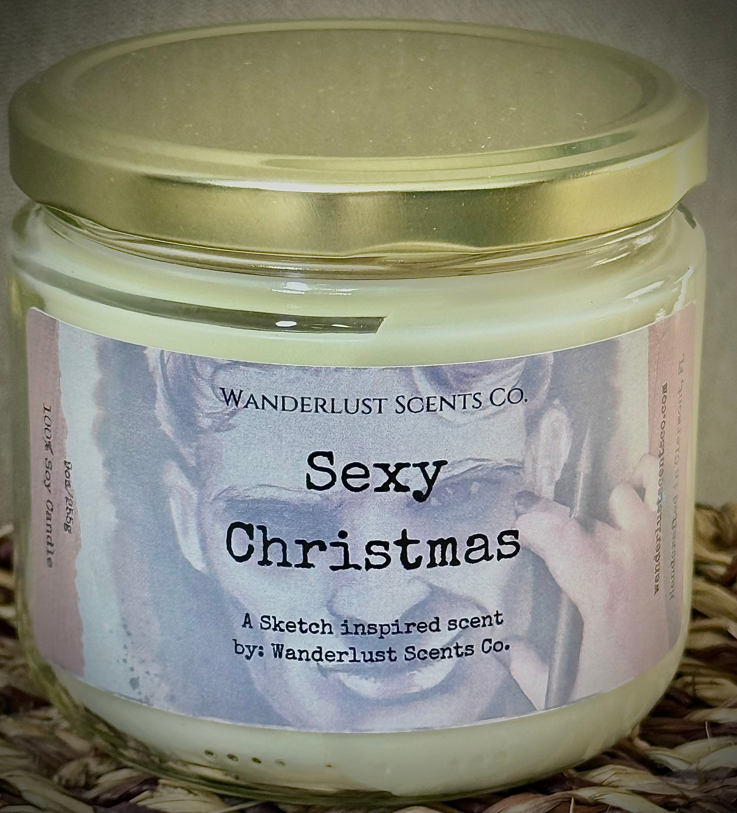 Sexy Christmas Candle (Pine + Amber + Sea Salt) — Limited Batch